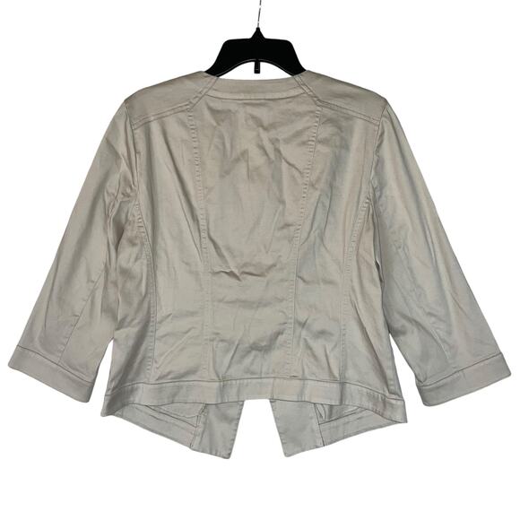 White House Black Market Blazer Military Majorette Cropped - Picture 2 of 6